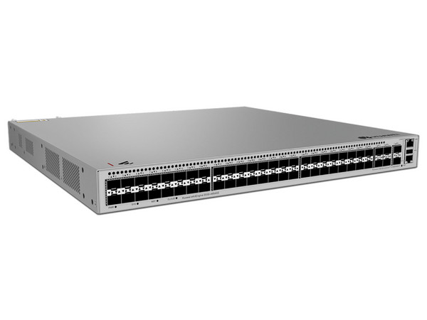 Switch Huawei Gigabit Administrable Capa 3, 48 Puertos SFP, 4 SFP+, 2 SFP+ 12GEU, iStack, Administración Nube Gratis.