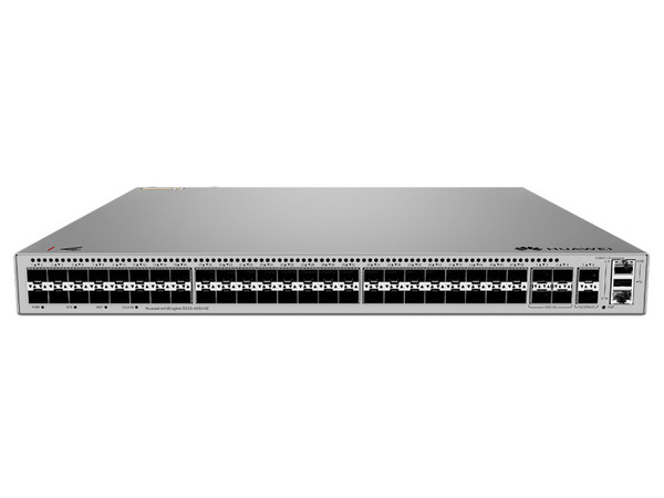 Switch Huawei Gigabit Administrable Capa 3, 48 Puertos SFP, 4 SFP+, 2 SFP+ 12GEU, iStack, Administración Nube Gratis.