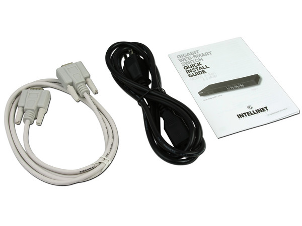 Switch INTELLINET Gigabit Web-Smart de 24 Puertos 10/100/1000 Mbps, para montaje en rack de 19