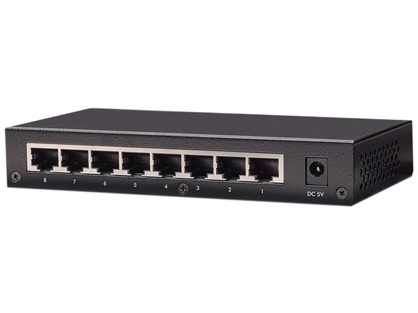 Switch de Escritorio Gigabit Ethernet de 8 puertos.
