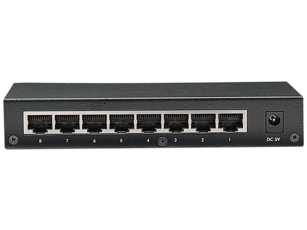 Switch de Escritorio Gigabit Ethernet de 8 puertos.