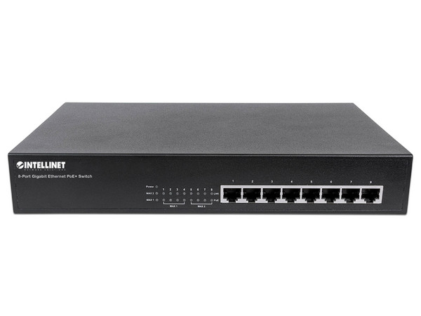 Switch Intellinet PoE+ Gigabit de 8 puertos