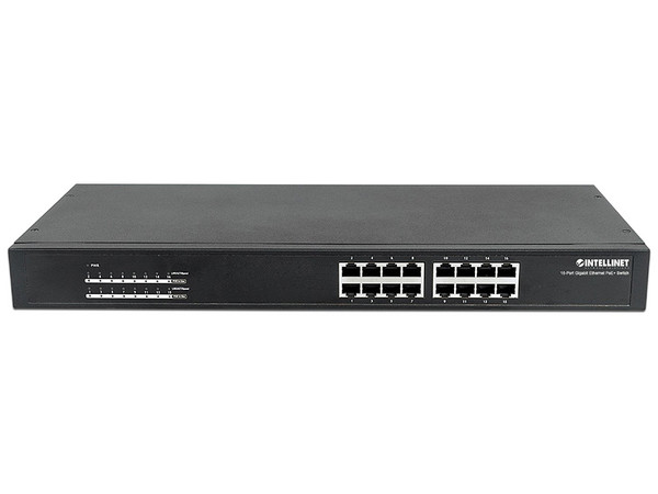Switch Intellinet PoE+ Gigabit de 16 puertos