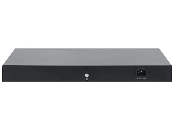 Switch PoE+ 24 Puertos Gigabit con 2 Puertos SFP 370W Metalico IEEE 802.3at/af.
