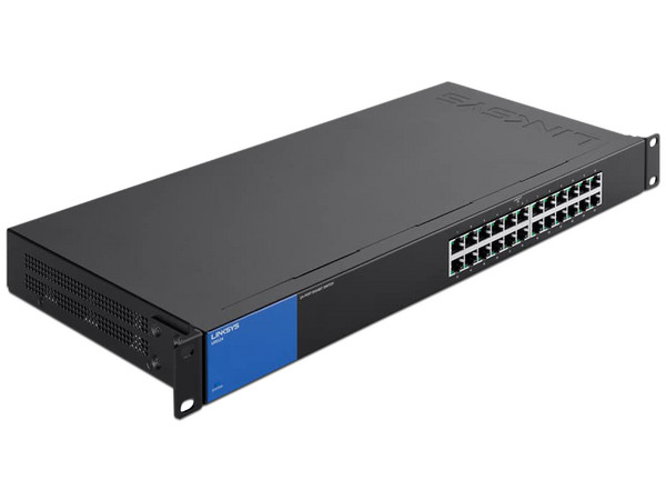Switch Gigabit LINKSYS LGS124 de 24 puertos 10/100/1000 Mbps.