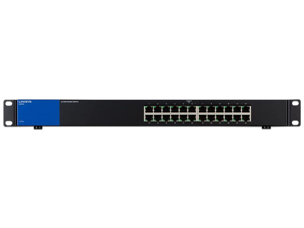 Switch Gigabit LINKSYS LGS124 de 24 puertos 10/100/1000 Mbps.