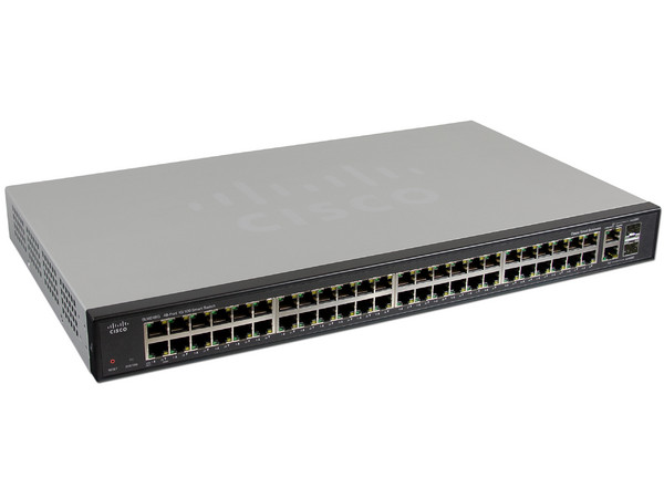 Switch Linksys SLM248G de 48 puertos 10/100 para montaje en rack   