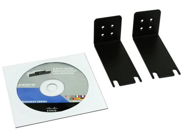 Switch Linksys SRW208P de 10 puertos (8 puertos 10/100, 2 puertos Gigabit y 2 miniGBIC combinados), WebView y PoE
