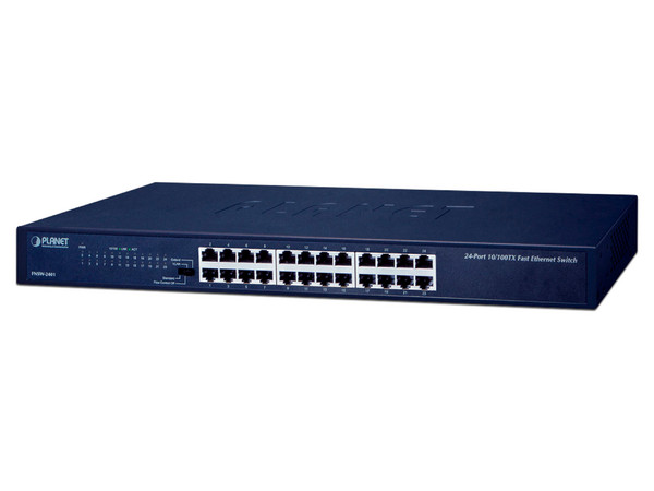 Switch Planet FNSW-2401 de 24 Puertos, 10/100 Mbps. No Administrable.