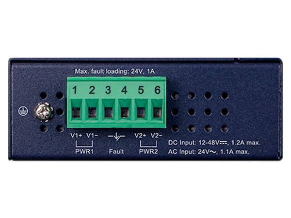Switch Industrial Administrable PLANET IGS-801M, Capa 2, 8 Puertos Gigabit, Doble Entrada de Alimentación Para Fuente Redundante.