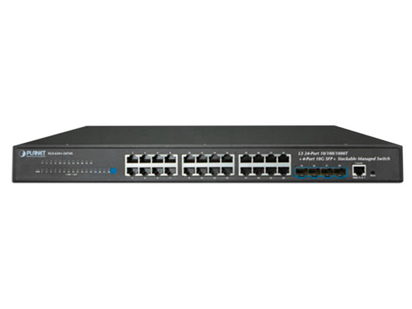 Switch Administrable Planet Technology SGS-6341-24T4X, 24 Puertos RJ-45 10/100/1000, 4 Puertos SFP.