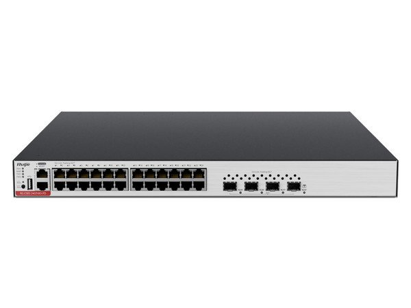 Switch Conmutador de capa 3 Ruijie RG-CS83-24GT4XS de 24 Puertos 100/1000Base-T, 4 puertos SFP+.