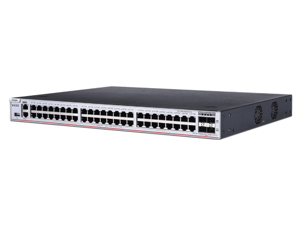 Switch Ruijie RG-CS85-48GT4XS-D, 48 Puertos RJ-45 10/100/1000 Mbps, 4 Puertos SFP+ 10GB, Color Gris.