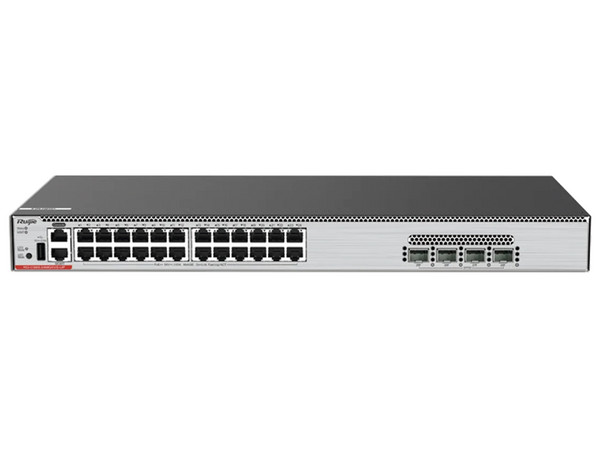 Switch Core PoE 802.3bt 370W Capa 3 Multi-Gigabit 24 puertos 5Gb/2.5Gb/1Gb/100M, 4 puertos fibra SFP28 25Gb