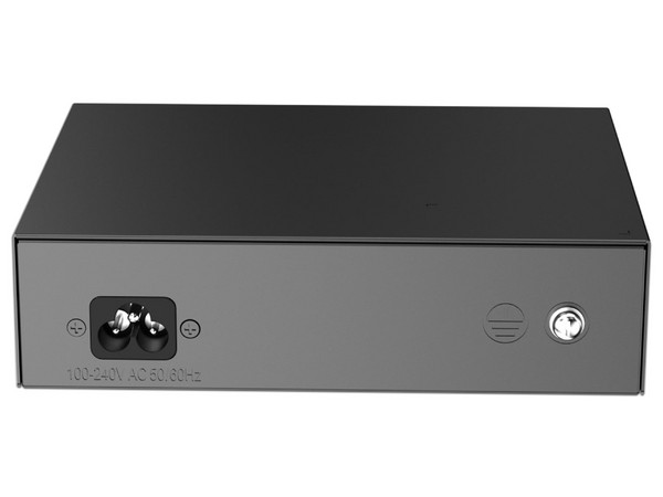 Switch Ruijie RG-ES110FG-P de 8 puertos PoE+ de 10/100 Mbps, 2 puertos de 10/100/1000 Mbps, Protección Eléctrica de 4KW.