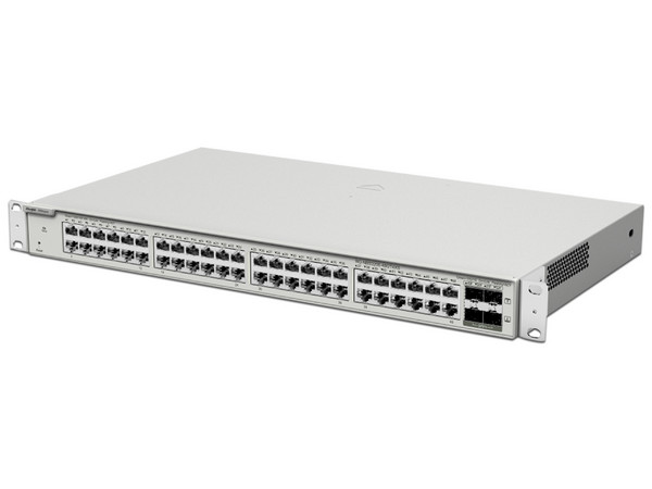 Switch Administrable Ruijie RG-NBS3200-48GT4XS de 48 puertos Gigabit 10/100/1000 y 4 puertos SFP+, Color Blanco.