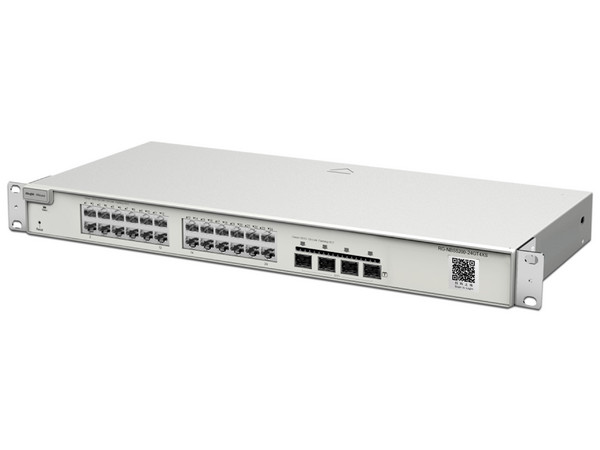 Switch Administrable Ruijie RG-NBS5200-24GT4XS, 24 Puertos RJ-45 10/100/1000 Mbps, 4 Puertos SFP+, Color Gris.