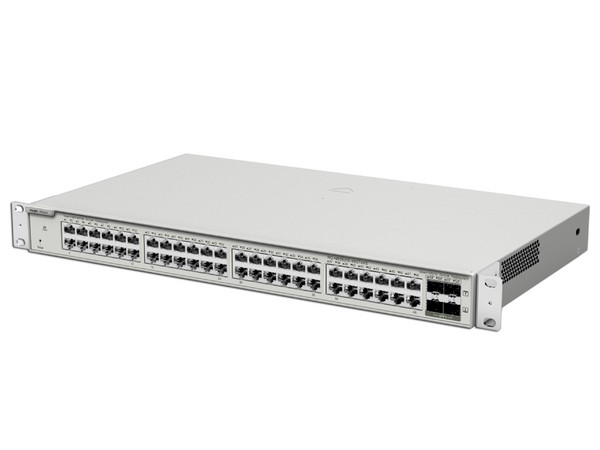 Switch Administrable Gigabit Capa 3 de 48 puertos Gigabit Ethenert, 4 SFP+ para fibra 10Gb.