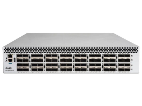 Switch Ruijie DCI Data Center RG-S6520-64CQ de 48 Puertos QSFP28 100G, 1 Puerto de Consola y un Puerto MGMT, Administrable Capa 3.