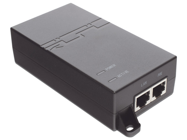 Inyector de Corriente Ruíjie RGE130(GE) de 2 puertos Ethernet, PoE, 802.3at.