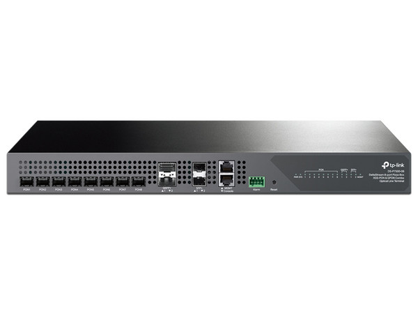 OLT TP-Link Delta Stream DSP750008 de 8 Puertos XGSPON & GPON Combo, 2 Puertos QSFP+ 40G, 2 Puertos SFP+ 10G, 1 Puerto de Consola y un Puerto MGMT, Fuentes Redundantes Incluidas, Administración en la Nube.
