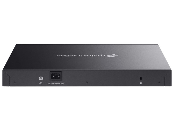 Switch TP-Link ES228GMP de 28 Puertos RJ-45 10/100/1000 Mbps, Color Negro.