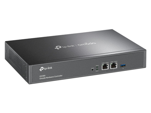 Controlador Hardware TP-Link Omada OC300 con 2 puertos Ethernet, USB 3.0. Color Negro.