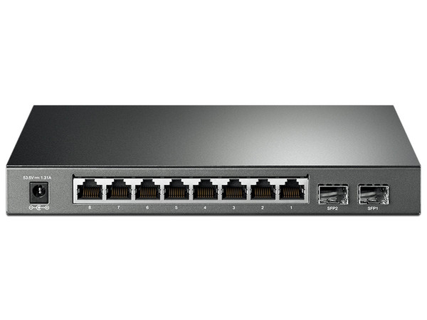 Switch Smart Gigabit PoE TP-Link SG2210P/TL-SG2210P de 8 puertos con 2 ranuras SFP.