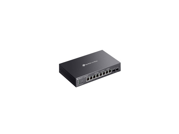 Switch, TP-Link, SG2210XMP-M2 8 Puertos 2.5G Ethernet 100/1000/2500 8x PoE+ 160W, 2 Puertos SFP+, 80 Gbit/s, Administrado.