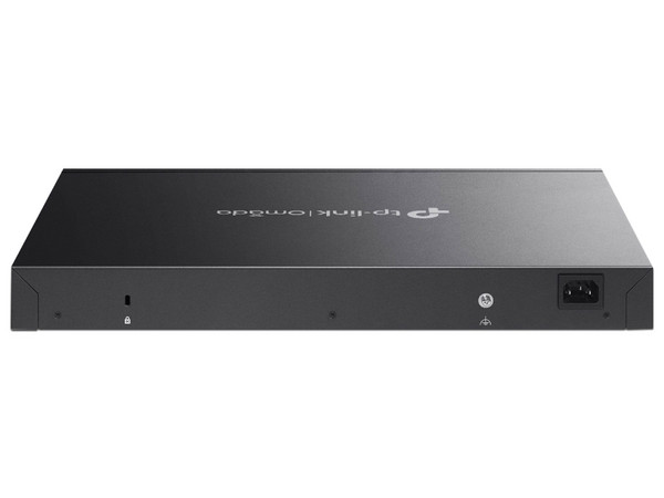 Switch TP-LINK SG5452XMPP de 48 puertos 10/100/1000Mbps (8 PoE++, 40 PoE+), 4 Ranuras SFP+ de 10Gbps, 1 USB Tipo C, Administrable Lite L3, Para Montaje en Rack, Color Negro.