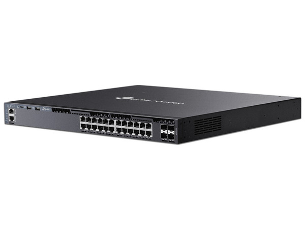 Switch Omada L3 TP-Link SG6428XHP, 24 Puertos RJ-45 10/100/1000 Mbps, 4 Puertos PoE, Color Negro.