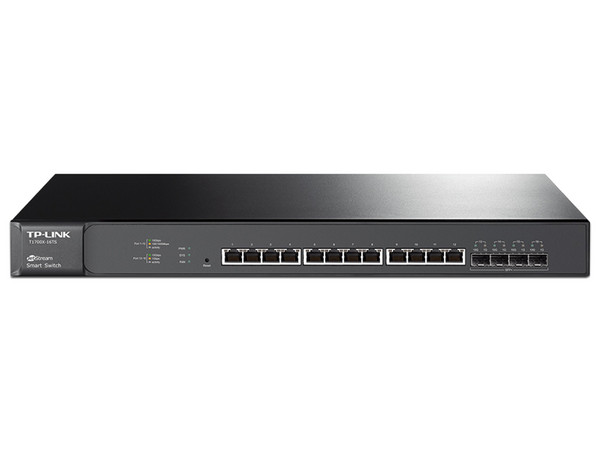 Switch Administrable de 12 Puertos Gigabit con 4 Ranuras SFP+ 10G JetStream