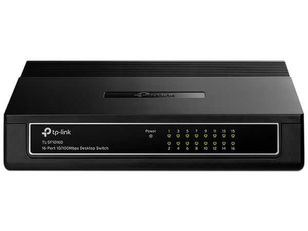Switch TP-LINK de 16 Puertos 10/100 Mbps.