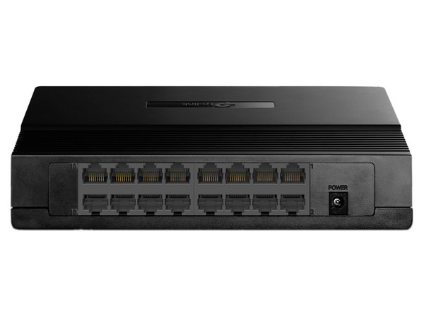 Switch No Administrable TP-LINK TL-SF1016D V7.4, 16 Puertos RJ-45 10/100 Mbps. Color Negro.