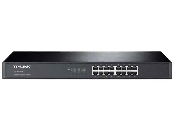 Switch no Administrable TP-Link de 16 puertos 10/100/1000 Mbps.
