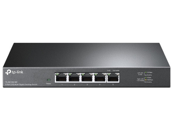 Switch de Escritorio TP-LINK de 5 Puertos, 100 Mbps/1 Gbps/2,5 Gbps