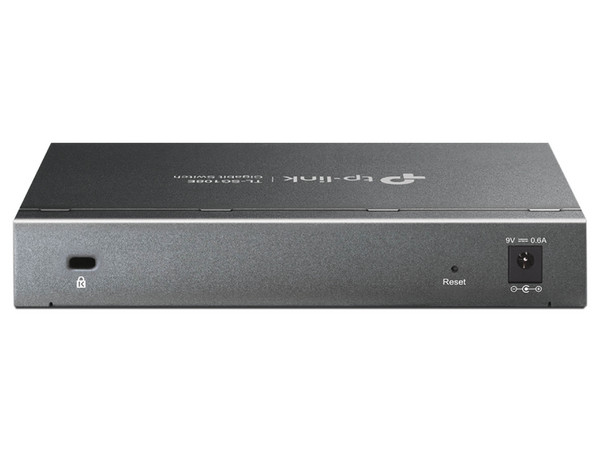 Switch TP-Link TL-SG108E V6.4, 8 Puertos RJ-45, 10/100/1000 Mbps, No Administrable. Color Negro.