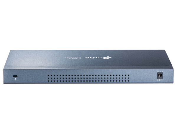 Switch No Administrable TP-LINK TL-SG116 V2.0, 16 Puertos RJ-45 10/100/1000 Mbps, 8000 Entradas Mac, 32 Gbit/s. Color Negro.