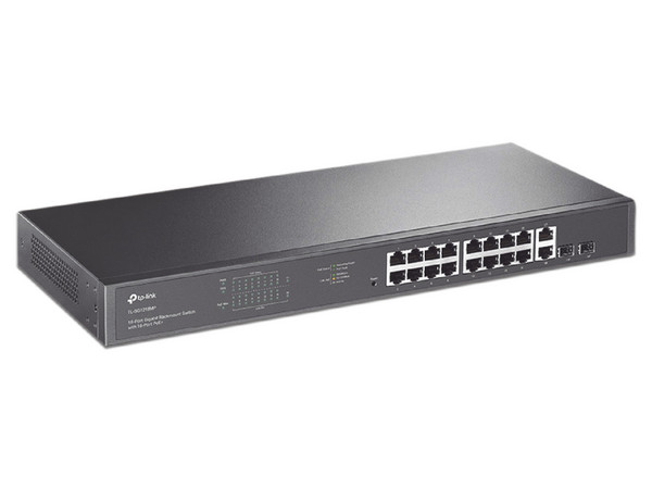 Switch Gigabit TP-LINK TLSG1218MP, 16 Puertos PoE 10/100/1000Mbps, 2 Puertos SFP.