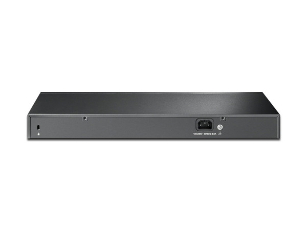 Switch TP-LINK JetStream  de 16 puertos, 10/100/100 Mbps y 2 ranuras Gigabit SFP.