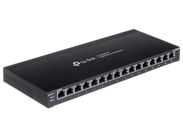 Switch TP-Link JetStream TL-SG2016P de 16 puertos RJ-45 10/100/1000 PoE+.