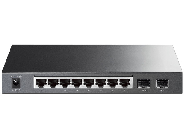 Switch Gigabit TP-LINK TL-SG2210P, 8 Puertos PoE 10/100/1000Mbps, 2 ranuras SFP.
