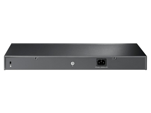 Switch administrado TP-Link TL-SG3210XHP-M2, de 8 puertos 2.5G BASE-T PoE+ y 2 puertos 10GE SFP+.