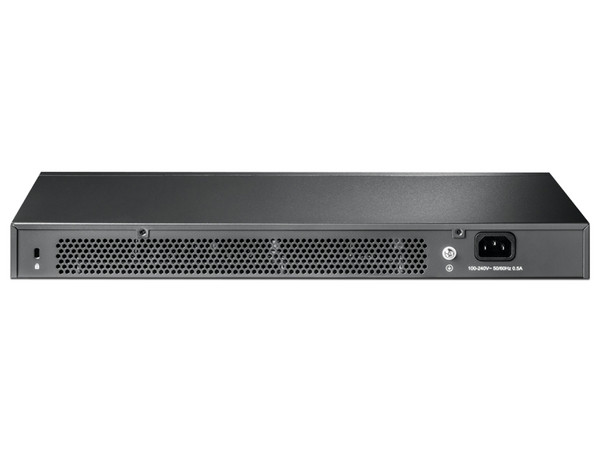 Switch Administrable TP-LINK TL-SG3428 de 24 puertos 10/100/1000 Mbps y 4 Gigabit SFP.