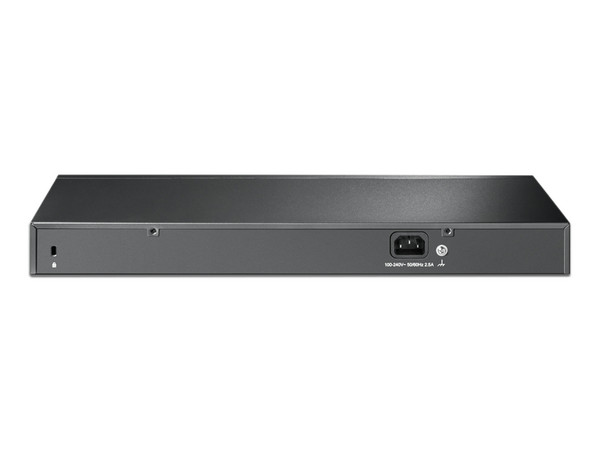 Switch TP-Link TL-SL1218P de 16 Puertos 10/100 Mbps, PoE+, para montaje en rack.