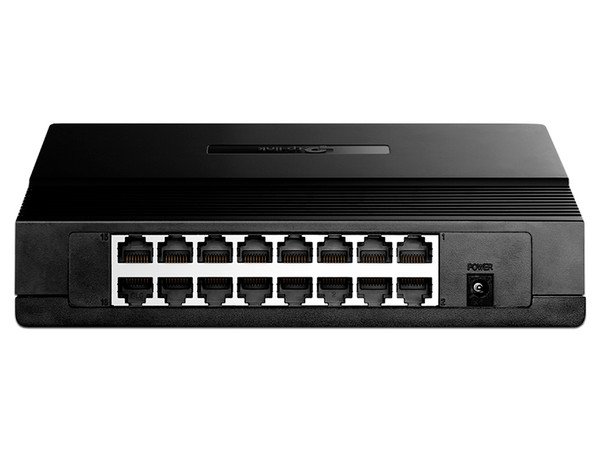 Switch TP-Link TLSF1016D de 16 puertos RJ45 10/100 Mbps, No Administrable.