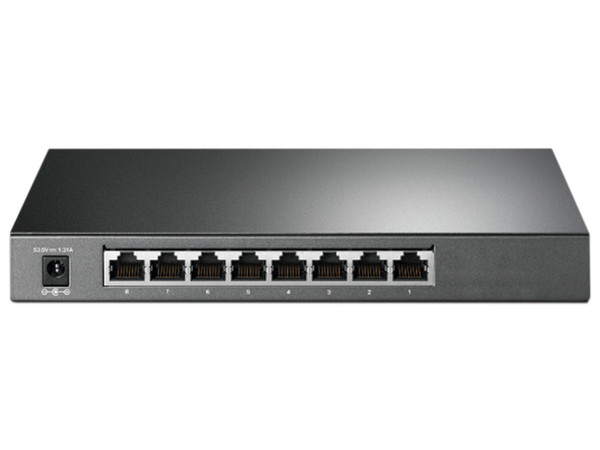 Switch TP-Link TLSG2008P de 8 Puertos (10/100/1000 Mbps), 4 Puertos PoE, Color Negro.