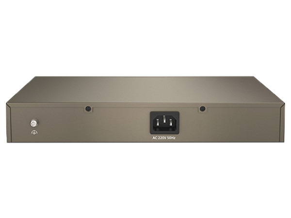 Switch Tenda PRO-S8-150W de 8 Puertos Ethernet Gigabit 10/100/1000 Mbps PoE, 1 Puerto RJ-45 Ethernet 10/100/1000, 1 Puerto SFP. Color gris.