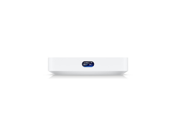 UniFi Cloud Gateway Router Multi WAN Con Balanceo Y Failover, Administra Hasta 30 Dispositivos, 1 Puerto WAN 2.5 GbE, 4 Puertos LAN Gigabit.