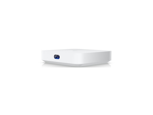 UniFi Cloud Gateway Router Multi WAN Con Balanceo Y Failover, Administra Hasta 30 Dispositivos, 1 Puerto WAN 2.5 GbE, 4 Puertos LAN Gigabit.